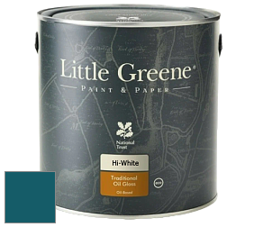 Краска Little Greene Traditional Oil Gloss высокоглянцевая масляная краска цвет NCS S 5540-B10G 