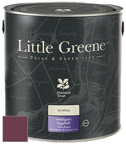 Краска Little Greene Intelligent Eggshell полуматовая моющаяся краска цвет NCS S 5040-R20B 