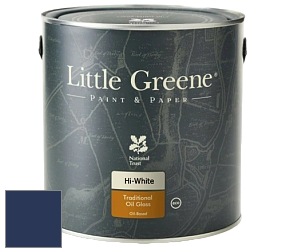 Краска Little Greene Traditional Oil Gloss высокоглянцевая масляная краска цвет RAL 5003 