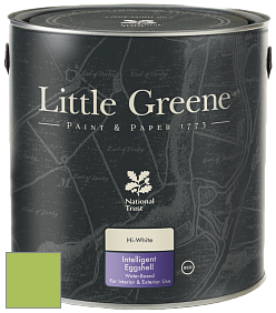 Краска Little Greene Intelligent Eggshell полуматовая моющаяся краска цвет NCS S 1060-G40Y 