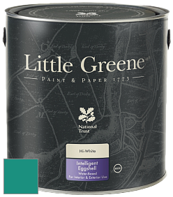 Краска Little Greene Intelligent Eggshell полуматовая моющаяся краска цвет NCS S 3050-B70G 