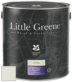 Краска Little Greene Intelligent Eggshell полуматовая моющаяся краска цвет LGSt281 Portland Stone - Light