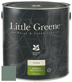 Краска Little Greene Ultimatt Intelligent Matt Emulsion матовая моющаяся краска цвет LGGr304 Ambleside