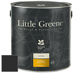 Краска Little Greene Intelligent Floor Paint полуглянцевая быстросохнущая краска цвет LG228 Lamp Black