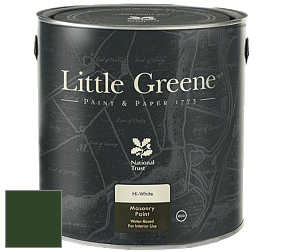 Краска Little Greene Intelligent Masonry Paint матовая колеруемая краска цвет LGSt88 Dark Brunswick Green