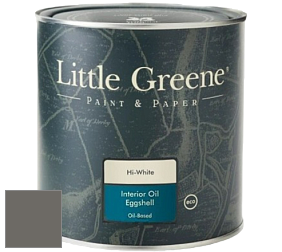 Краска Little Greene Interior Oil Eggshell полуматовая масляная краска цвет LG118 Dark Lead Colour