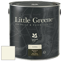 Краска Little Greene Intelligent Masonry Paint матовая колеруемая краска цвет LG329 Silent White
