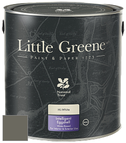Краска Little Greene Intelligent Eggshell полуматовая моющаяся краска цвет RAL 7039 