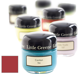Краска Little Greene Sample Pot баночка краски цвет LG279 Cape Red