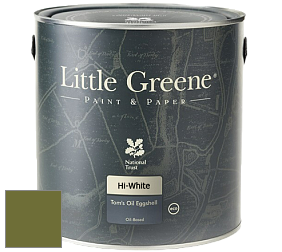 Краска Little Greene Tom’s Oil Eggshell полуматовая масляная краска цвет NCS S 4550-G50Y 
