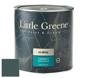 Краска Little Greene Intelligent Satinwood полуглянцевая моющаяся краска цвет LGGr312 Harley Green