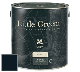 Краска Little Greene Absolute Matt Emulsion матовая краска для потолка цвет LG221 Basalt