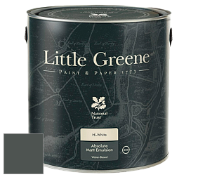 Краска Little Greene Absolute Matt Emulsion матовая краска для потолка цвет RAL 7043 