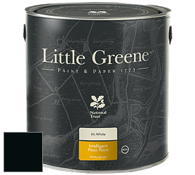 Краска Little Greene Intelligent Floor Paint полуглянцевая быстросохнущая краска цвет LG119 Jack Black