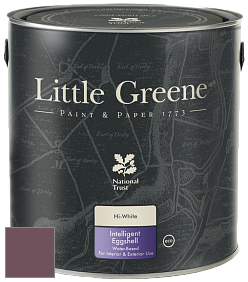 Краска Little Greene Intelligent Eggshell полуматовая моющаяся краска цвет NCS S 6020-R20B 