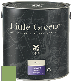 Краска Little Greene Intelligent Eggshell полуматовая моющаяся краска цвет NCS S 2050-G30Y 