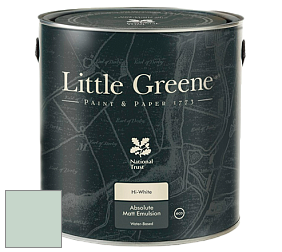 Краска Little Greene Absolute Matt Emulsion матовая краска для потолка цвет LG284 Aquamarine Mid
