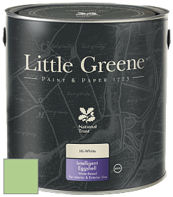 Краска Little Greene Intelligent Eggshell полуматовая моющаяся краска цвет NCS S 1040-G30Y 