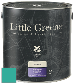 Краска Little Greene Intelligent Eggshell полуматовая моющаяся краска цвет NCS S 2050-B70G 