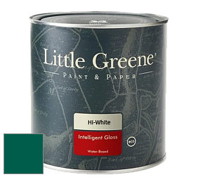 Краска Little Greene Intelligent Gloss глянцевая моющаяся краска цвет RAL 6036 