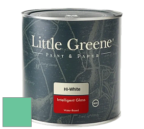 Краска Little Greene Intelligent Gloss глянцевая моющаяся краска цвет LG92 Green Verditer