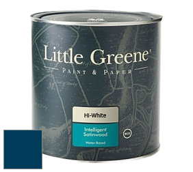 Краска Little Greene Intelligent Satinwood полуглянцевая моющаяся краска цвет LG207 Deep Space Blue