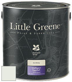 Краска Little Greene Intelligent Eggshell полуматовая моющаяся краска цвет NCS S 0505-G20Y 
