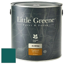 Краска Little Greene Traditional Oil Gloss высокоглянцевая масляная краска цвет NCS S 5540-B50G 