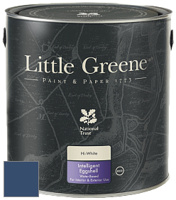 Краска Little Greene Intelligent Eggshell полуматовая моющаяся краска цвет NCS S 6030-R80B 