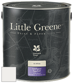 Краска Little Greene Intelligent Eggshell полуматовая моющаяся краска цвет NCS S 0500-N 