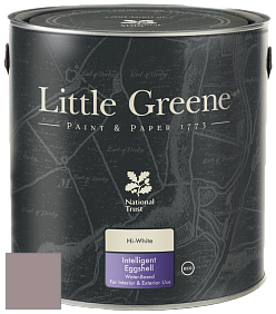 Краска Little Greene Intelligent Eggshell полуматовая моющаяся краска цвет NCS S 4010-R10B 