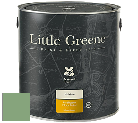 Краска Little Greene Intelligent Floor Paint полуглянцевая быстросохнущая краска цвет RAL 6021 