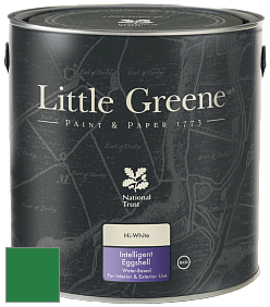 Краска Little Greene Intelligent Eggshell полуматовая моющаяся краска цвет NCS S 3065-G10Y 