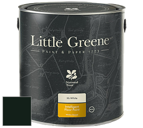 Краска Little Greene Intelligent Floor Paint полуглянцевая быстросохнущая краска цвет LG216 Obsidian Green