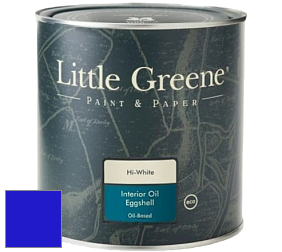Краска Little Greene Interior Oil Eggshell полуматовая масляная краска цвет LG264 Ultra Blue