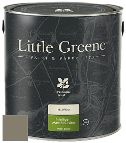 Краска Little Greene Ultimatt Intelligent Matt Emulsion матовая моющаяся краска цвет LG40 Silt