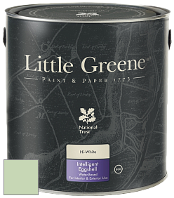 Краска Little Greene Intelligent Eggshell полуматовая моющаяся краска цвет NCS S 1020-G30Y 