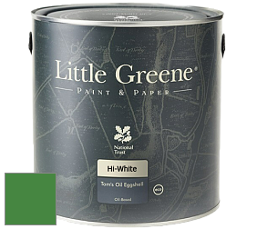 Краска Little Greene Tom’s Oil Eggshell полуматовая масляная краска цвет RAL 6017 