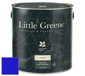 Краска Little Greene Absolute Matt Emulsion матовая краска для потолка цвет LG264 Ultra Blue