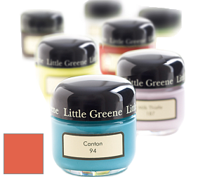 Краска Little Greene Sample Pot баночка краски цвет LG21 Orange Aurora