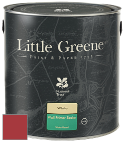 Краска Little Greene Wall Primer Sealer кроющий колеруемый грунт цвет LG279 Cape Red