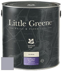 Краска Little Greene Intelligent Eggshell полуматовая моющаяся краска цвет NCS S 3010-R60B 