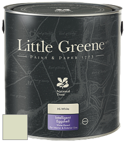 Краска Little Greene Intelligent Eggshell полуматовая моющаяся краска цвет NCS S 1010-G50Y 