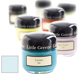 Краска Little Greene Sample Pot баночка краски цвет LG248 Delicate Blue