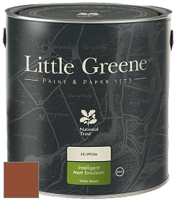 Краска Little Greene Ultimatt Intelligent Matt Emulsion матовая моющаяся краска цвет RAL 8004 