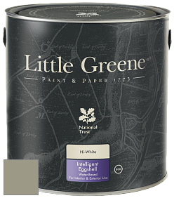 Краска Little Greene Intelligent Eggshell полуматовая моющаяся краска цвет NCS S 4010-G70Y 