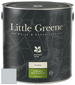 Краска Little Greene Ultimatt Intelligent Matt Emulsion матовая моющаяся краска цвет LG166 Gauze Dark
