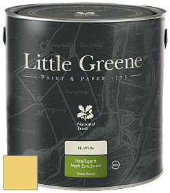 Краска Little Greene Ultimatt Intelligent Matt Emulsion матовая моющаяся краска цвет LG335 Indian Yellow