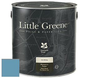 Краска Little Greene Intelligent Masonry Paint матовая колеруемая краска цвет LG104 Blue Verditer