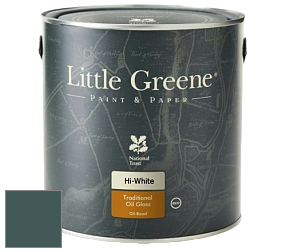 Краска Little Greene Traditional Oil Gloss высокоглянцевая масляная краска цвет LGGr312 Harley Green